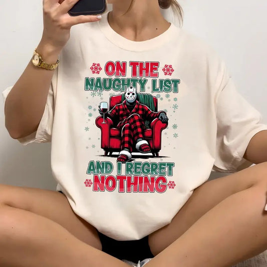 Christmas Movie Killer Shirt, Xmas Horror Friend Shirt, Funny Xmas Horror Shirt, Killers Friends Shirt, Horror Character T-Shirt