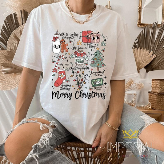 Christmas Movies Shirt, Family Matching Christmas Shirt, Christmas Movie Junkie Tee, Xmas Movie Teestyle{n002}2