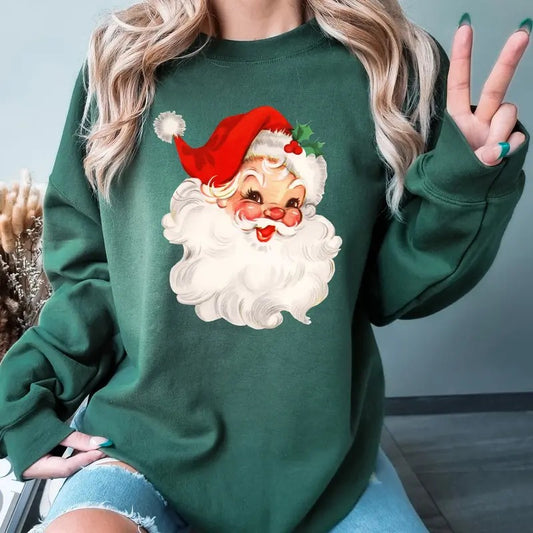 Christmas Sweatshirt - Unisex Classic Fit Crewneck Sweatshirt & Hoodie - Cotton Fabric Womenswear