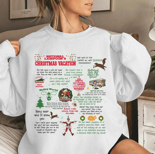 Christmas Vacation Sweatshirt, National Lampoon's Vacation Shirt, Christmas Movies Tee Shirt, Griswold Xmas Family Sweater, Christmas Gift