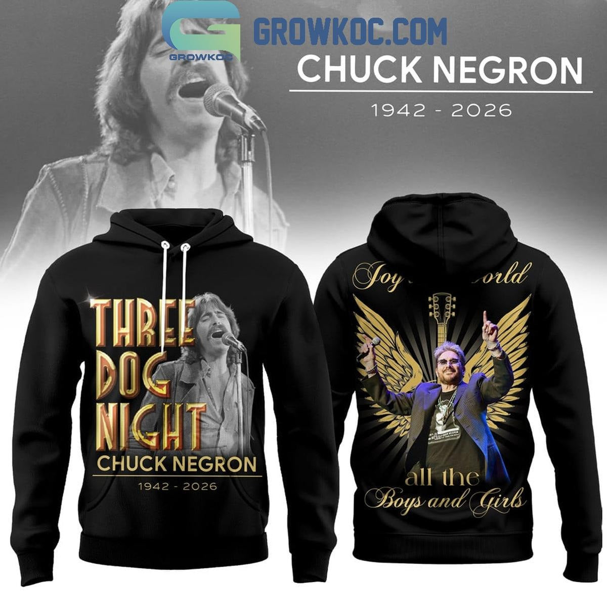 Chuck Negron The Dog Night 1942-2026 Shirt