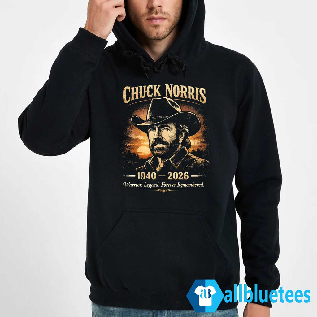 Chuck Norris 1940–2026 Warrior Legend Forever Remembered Shirt