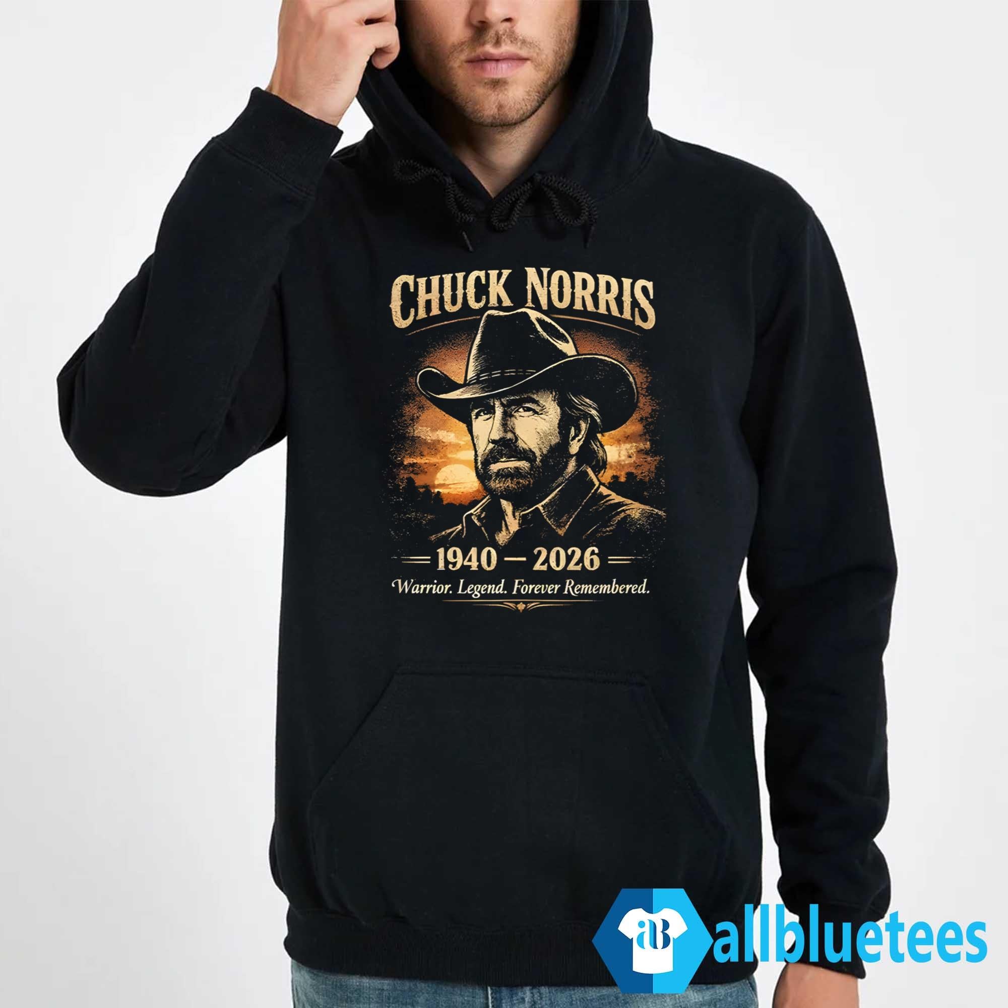 Chuck Norris 1940–2026 Warrior Legend Forever Remembered Shirt