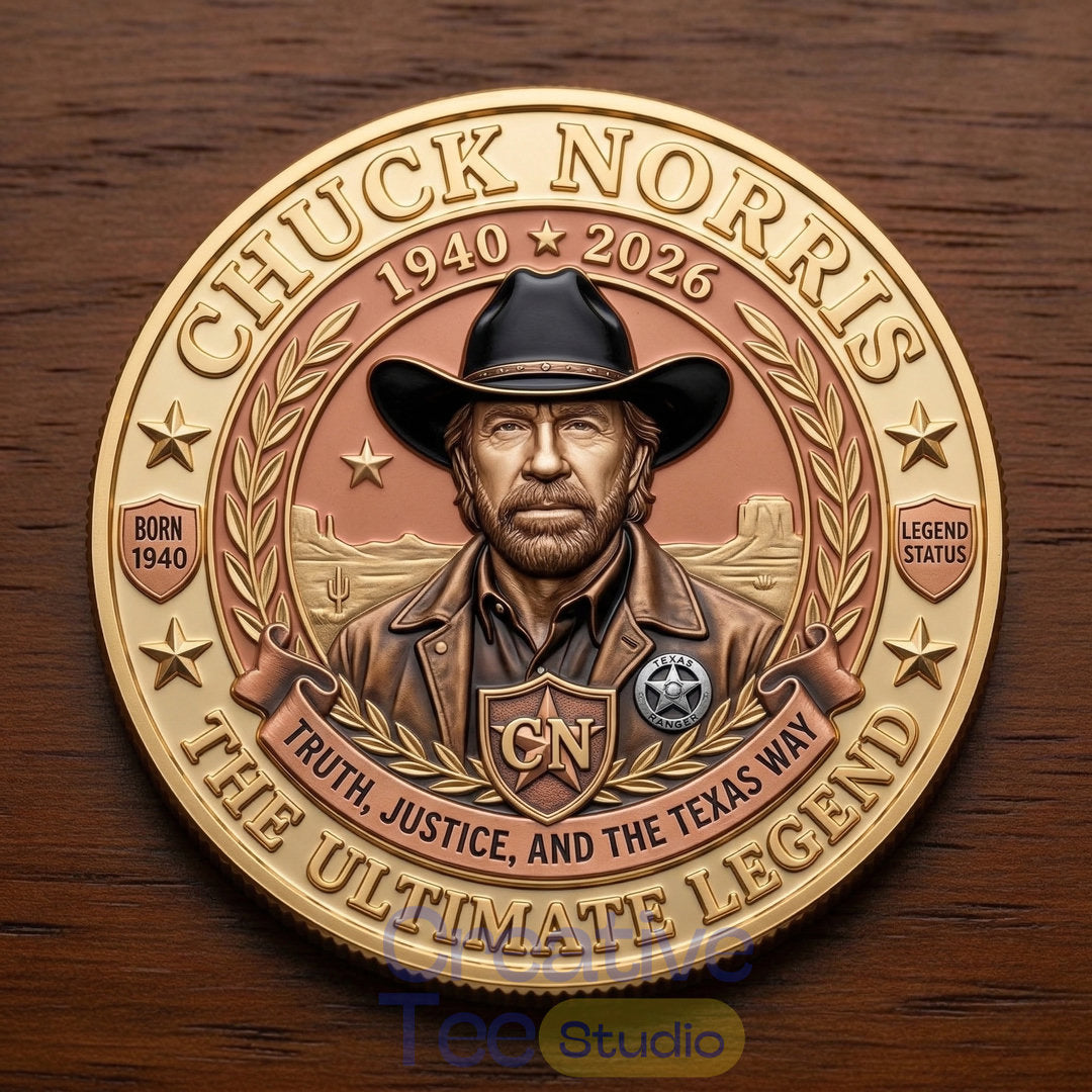 Chuck Norris Legends Memorial Coin