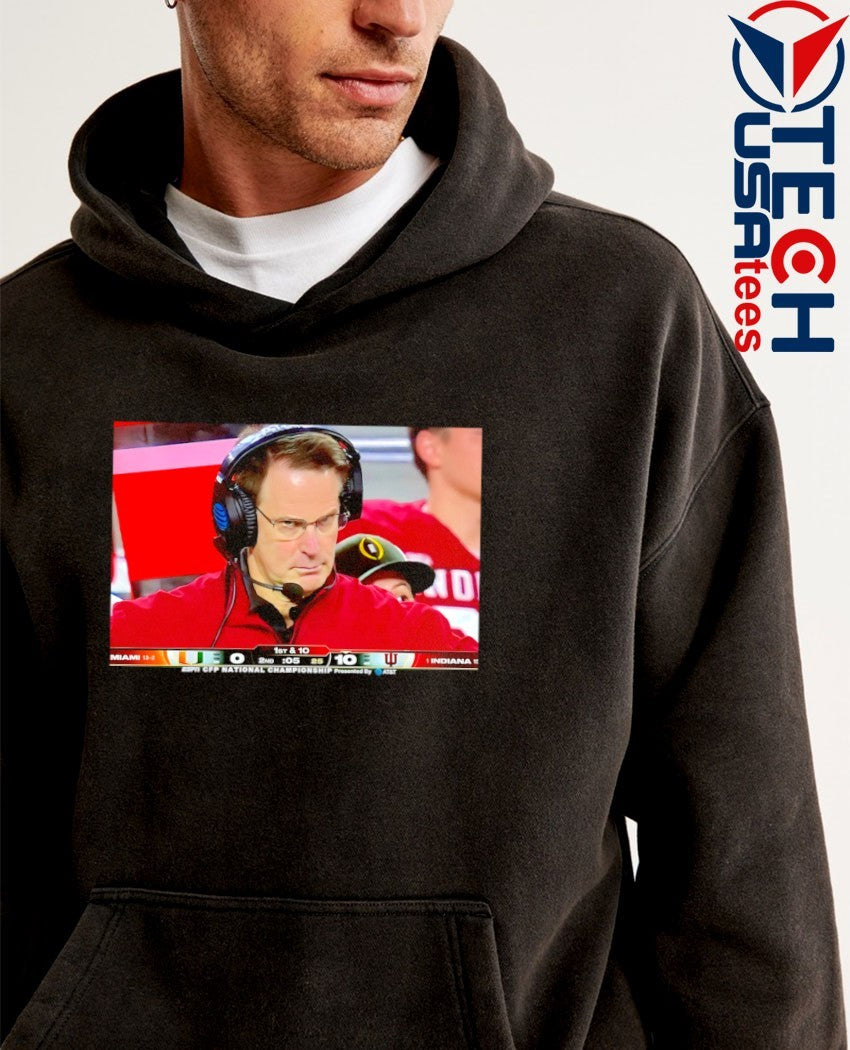 Cignetti at the half 2025 CFP National Champs Indiana vs Miami shirt