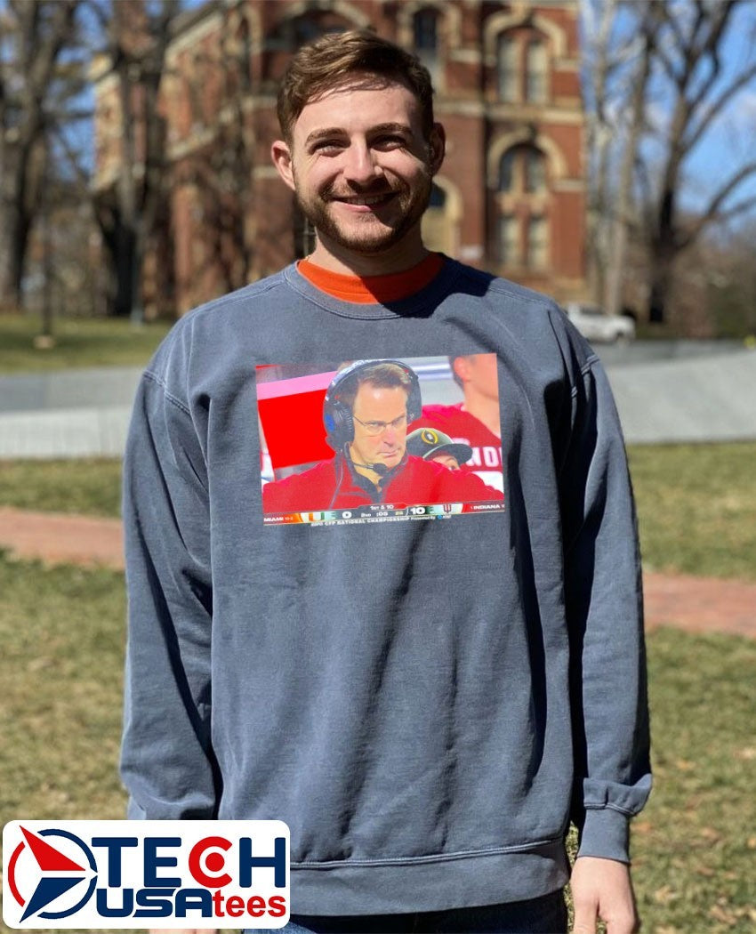 Cignetti at the half 2025 CFP National Champs Indiana vs Miami shirt
