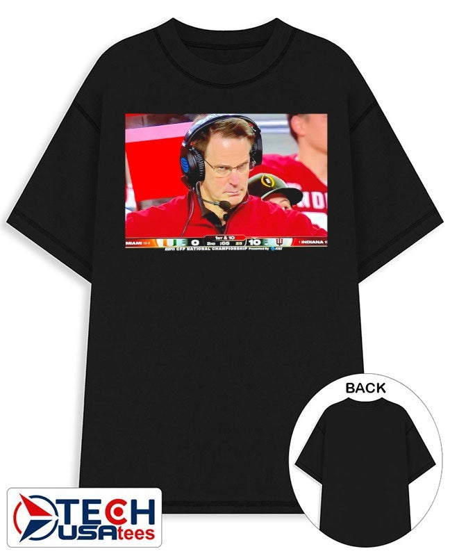 Cignetti at the half 2025 CFP National Champs Indiana vs Miami shirt