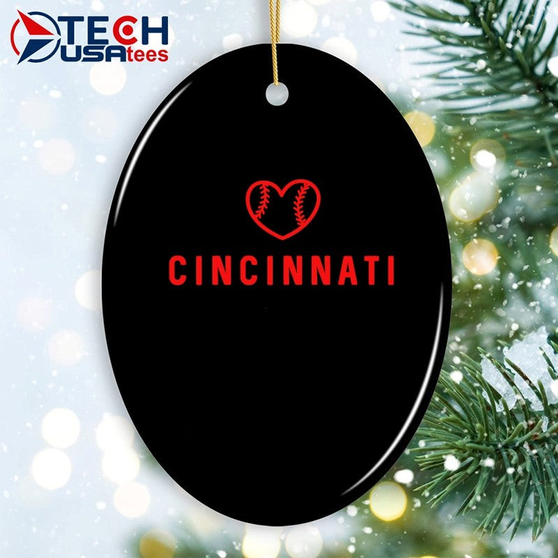 Cincinnati baseball heart shirt