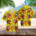 Cinco De Mayo Mexico Cactus Beach Yellow Hawaiian Shirt