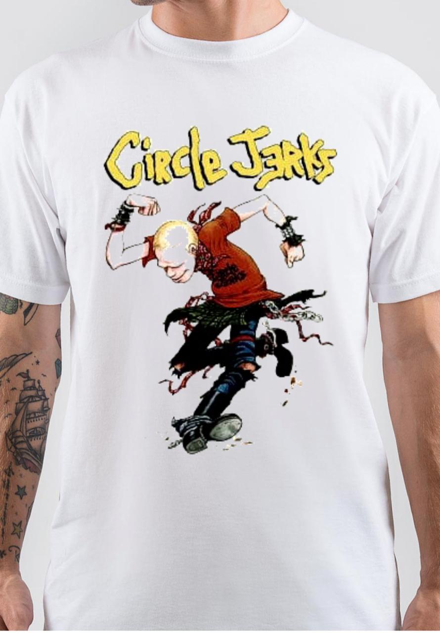 Circle Jerks White T-Shirt Hoodie, Sweatshirt | CoreVibeTees.com