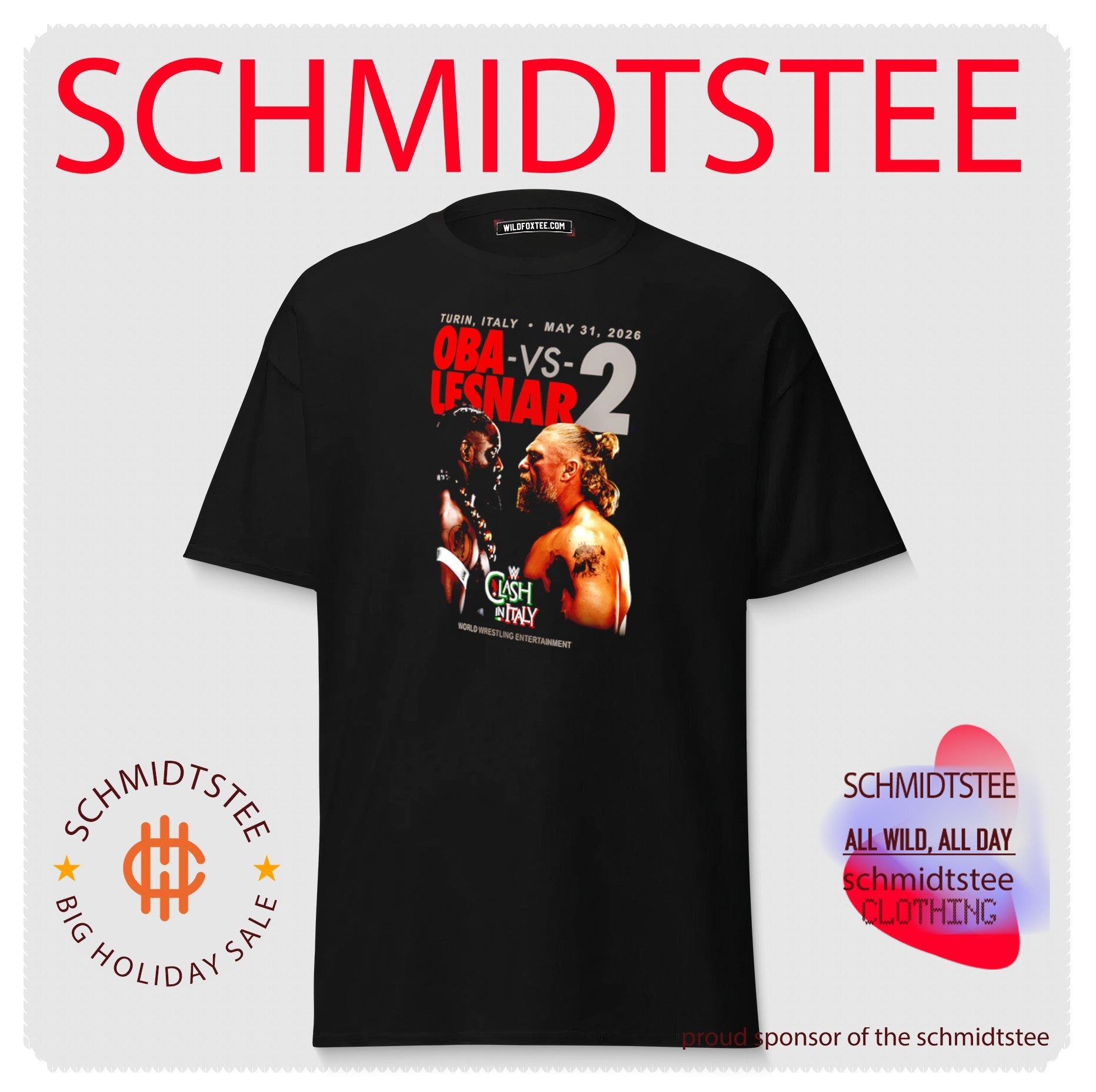 Clash In Italy Oba Femi vs Brock Lesnar 2 2026 shirt