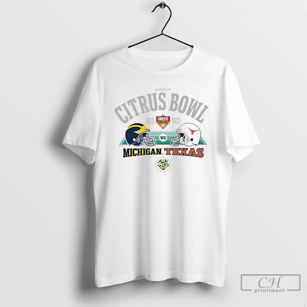 Classic 2025 Cheez It Citrus Bowl 2 Team Michigan Vs Texas Helmets T Shirts Sweater Hoodie, Sweatshirt | CoreVibeTees.com