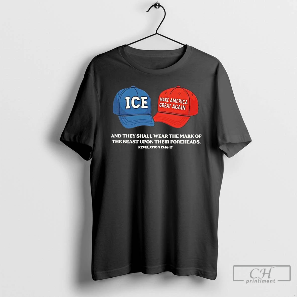 Classic And They Shall Wear The Mark Of The Beast Upon Foreheads Maga Ice T-Shirts, Hoodie, Sweatshirt | CoreVibeTees.com