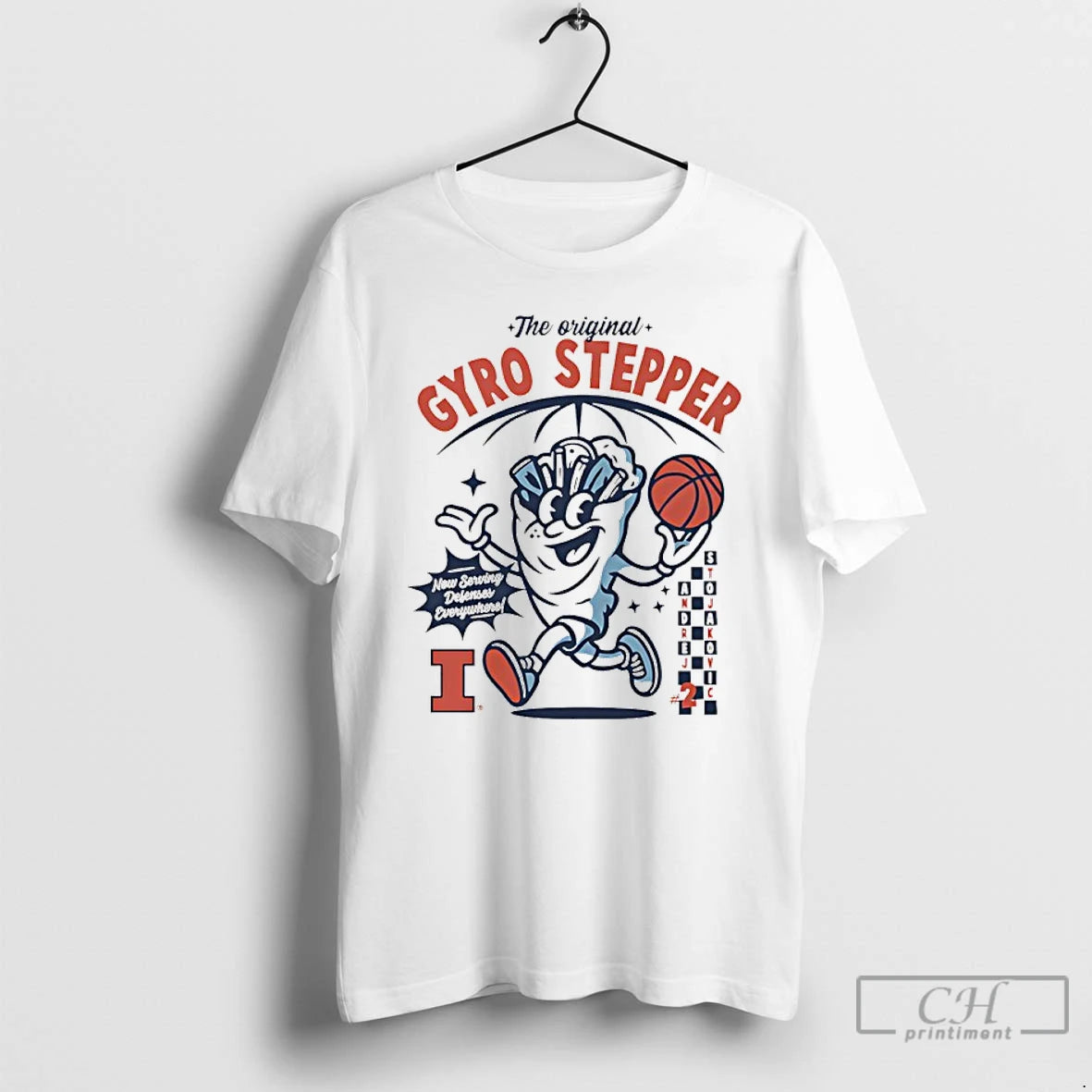 Classic Andrej Stojakovic Illinois Fighting Illini The Gyro Stepper T-Shirts, Hoodie, Sweatshirt | CoreVibeTees.com