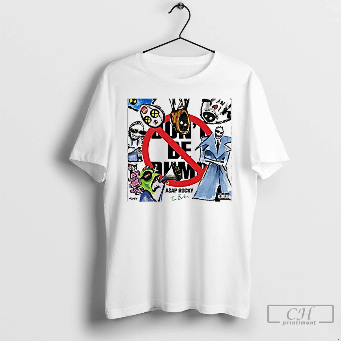 Classic Asap Rocky Dont Be Dumb Cover T-Shirts, Hoodie, Sweatshirt | CoreVibeTees.com
