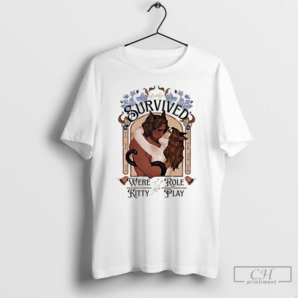 Classic Barely Survived Were Kitty Jayvik Role Play Graphic Art T-Shirts, Hoodie, Sweatshirt | CoreVibeTees.com
