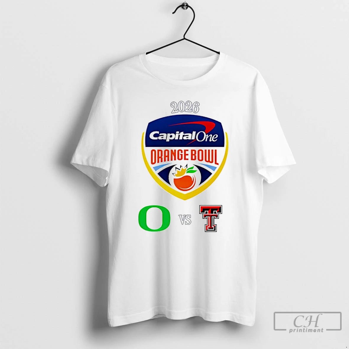 Classic Capital One Orange Bowl 2026 Oregon Vs Texas Tech T-Shirts, Hoodie, Sweatshirt | CoreVibeTees.com