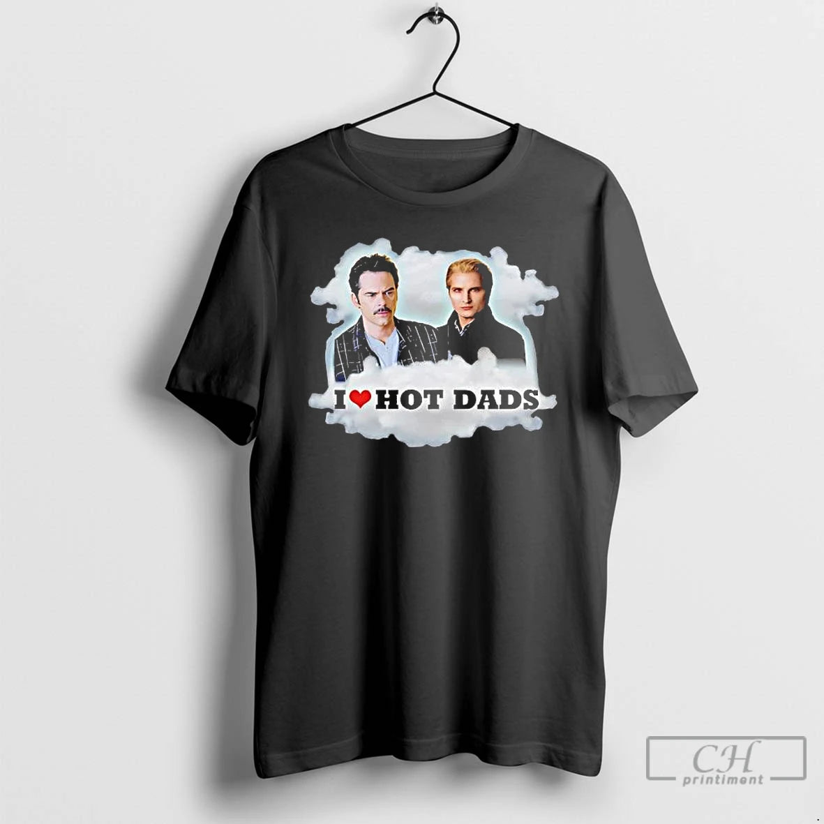 Classic Charlie Swan Carlisle Cullen I Love Hot Dads T-Shirts, Hoodie, Sweatshirt | CoreVibeTees.com