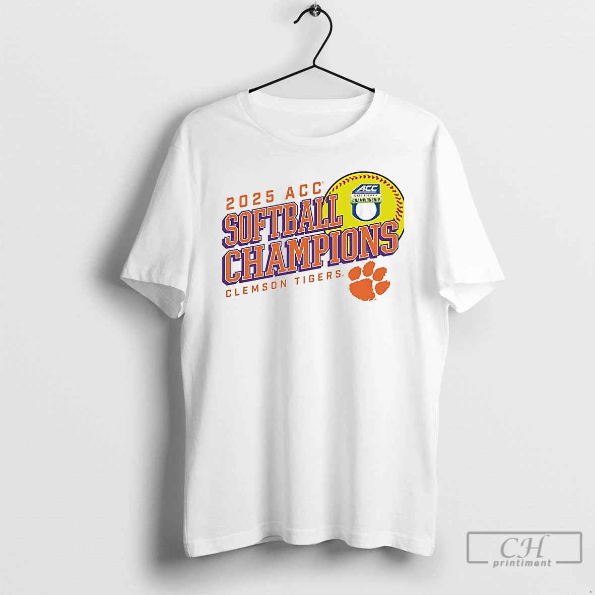 Classic Clemson Tigers 2025 Acc Softball Tournament Champions T-Shirts, Hoodie, Sweatshirt | CoreVibeTees.com