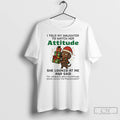 Classic Dachshund I Told My Daughter To Watch Her Attitude Christmas T-Shirts, Hoodie, Sweatshirt | CoreVibeTees.com