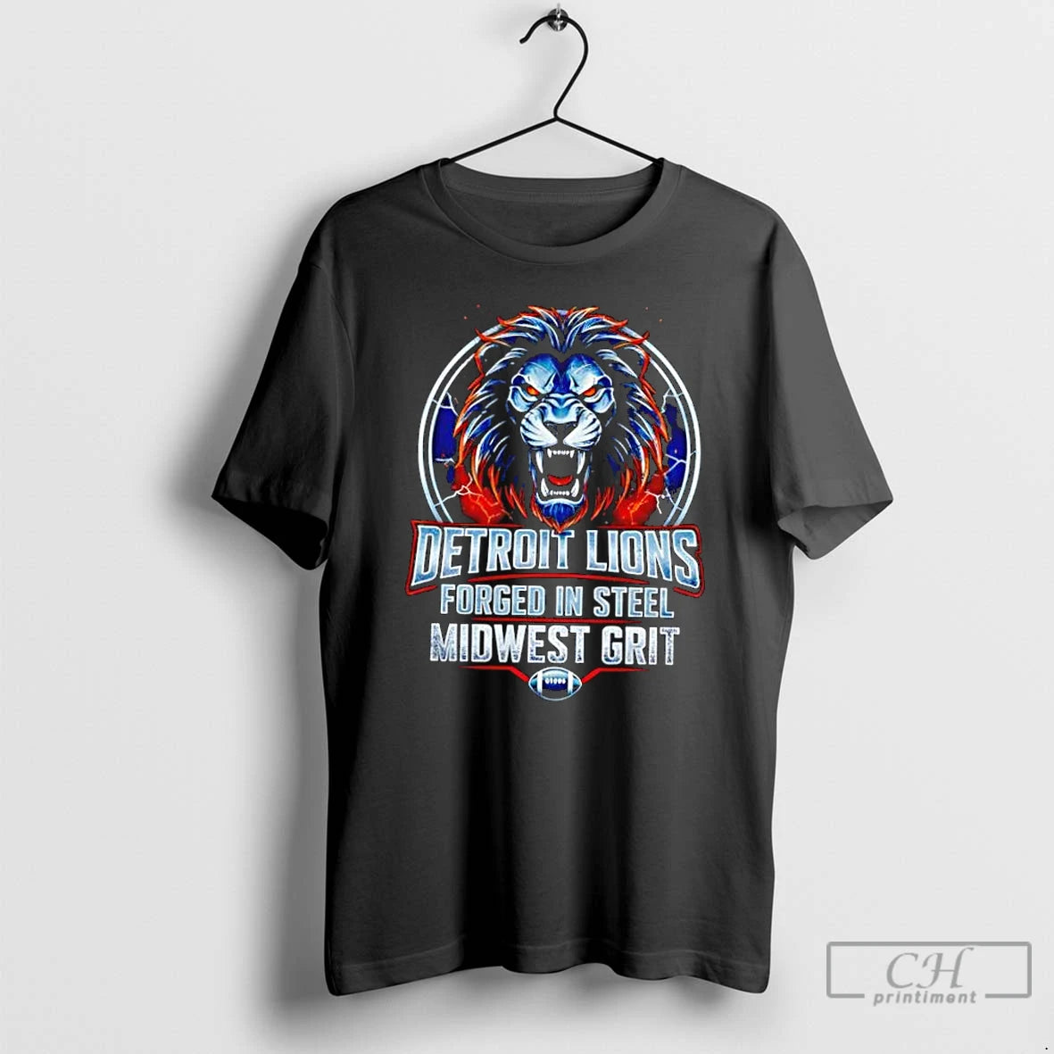 Classic Detroit Lions Forged In Steel Midwest Grit Football T-Shirts, Hoodie, Sweatshirt | CoreVibeTees.com