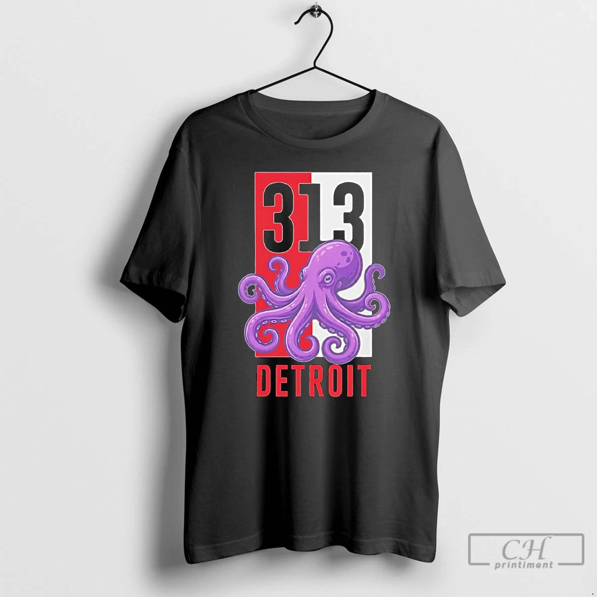 Classic Detroit Red Wings 313 Octopus T-Shirts, Hoodie, Sweatshirt | CoreVibeTees.com