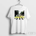 Classic Dino Chicken Nuggets And Abbey Road Album Cover T-Shirts, Hoodie, Sweatshirt | CoreVibeTees.com