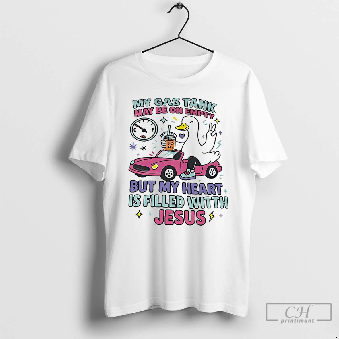 Classic Duck My Has Tank May Be On Empty But My Heart Is Filled With T-Shirts, Hoodie, Sweatshirt | CoreVibeTees.com