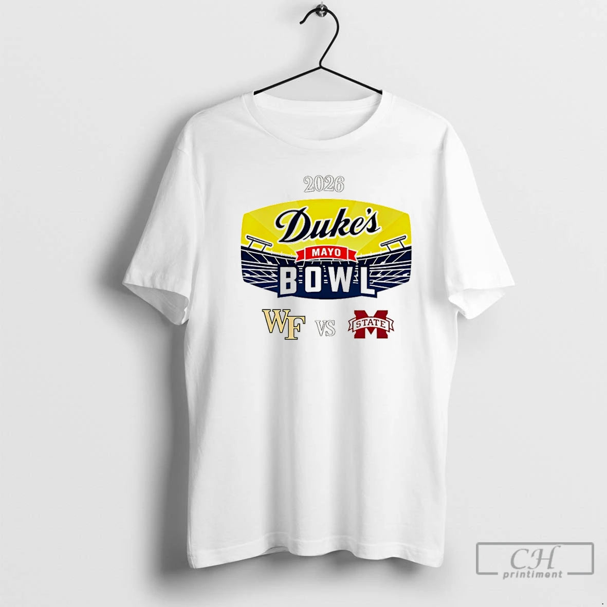Classic Dukes Mayo Bowl 2025 Wake Forest Vs Mississippi State Christmas T-Shirts, Hoodie, Sweatshirt | CoreVibeTees.com
