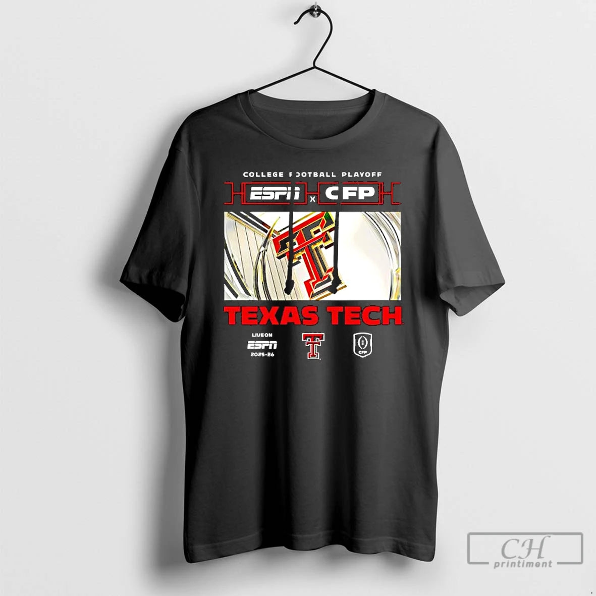 Classic Espn X Cfp Texas Tech 2025 2026 College Football Playoff T-Shirts, Hoodie, Sweatshirt | CoreVibeTees.com