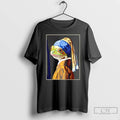 Classic Frog Vermeers Girl With A Pearl Earring Parody Meme T-Shirts, Hoodie, Sweatshirt | CoreVibeTees.com