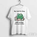 Classic Frog Rage My Heart Is Filled With Courage The Cou Is Silent T Shirts Hoodie, Sweatshirt | CoreVibeTees.com