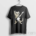 Classic Funny Cat Playing Guitar Rock And Roll T-Shirts, Hoodie, Sweatshirt | CoreVibeTees.com