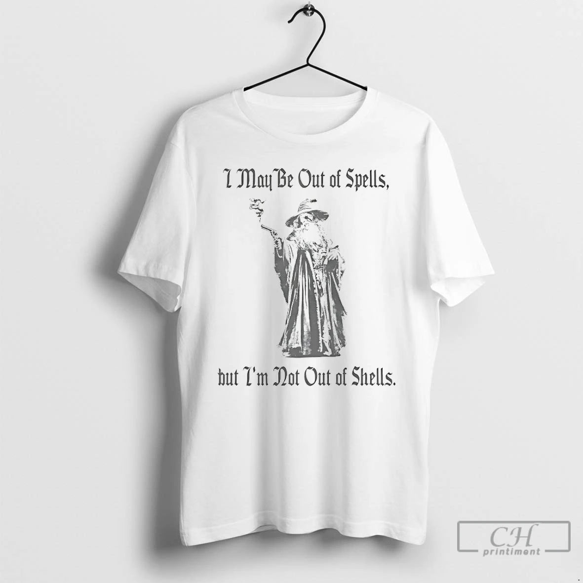 Classic Gandalf I May Be Out Of Spells But Im Not Out Of Shells T-Shirts, Hoodie, Sweatshirt | CoreVibeTees.com