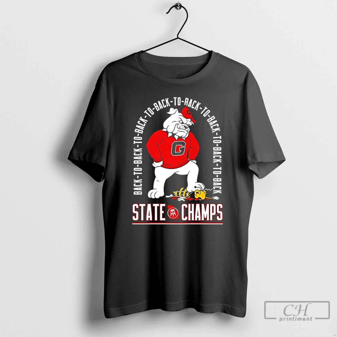 Classic Georgia Bulldogs Eight Time State Champs T-Shirts, Hoodie, Sweatshirt | CoreVibeTees.com