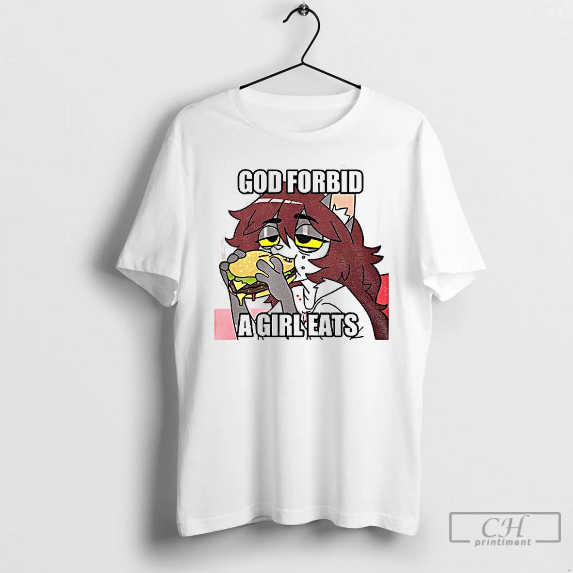 Classic God Forbid A Girl Eats T-Shirts, Hoodie, Sweatshirt | CoreVibeTees.com