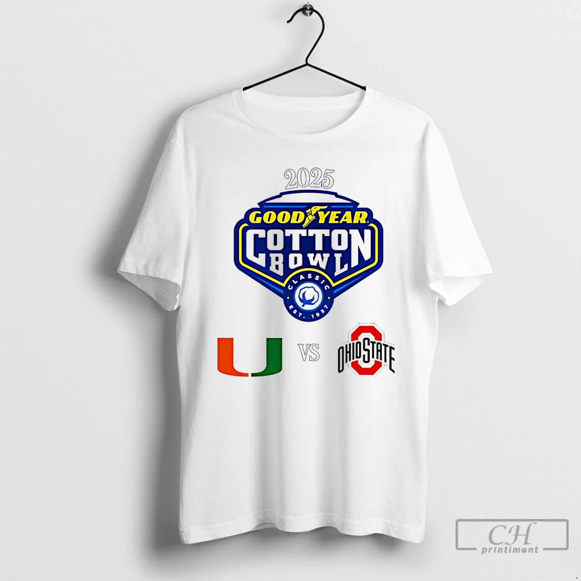Classic Goodyear Cotton Bowl Cfp Quarterfinals 2026 Miami Vs Ohio State T-Shirts, Hoodie, Sweatshirt | CoreVibeTees.com
