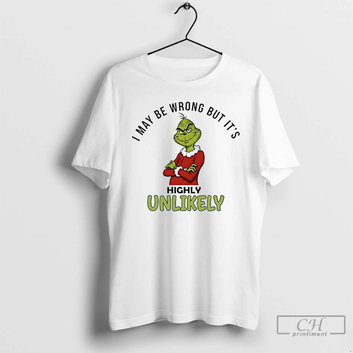 Classic Grinch I May Be Wrong But Its Highly Unlikely T-Shirts, Hoodie, Sweatshirt | CoreVibeTees.com