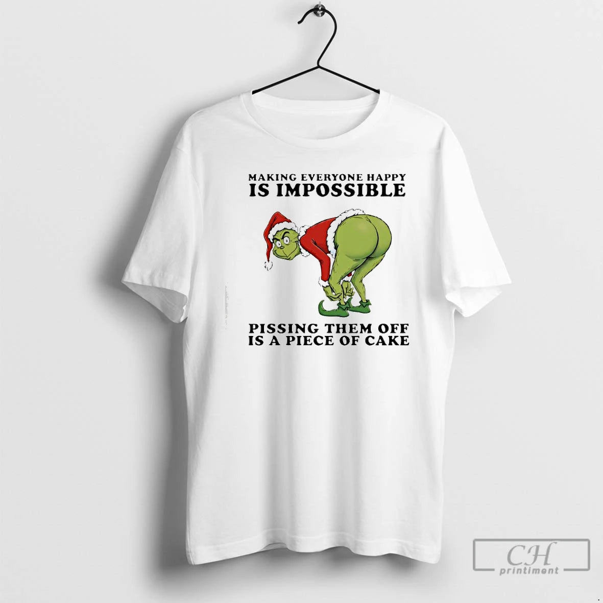 Classic Grinch Making Everyone Happy Is Impossible T-Shirts, Hoodie, Sweatshirt | CoreVibeTees.com