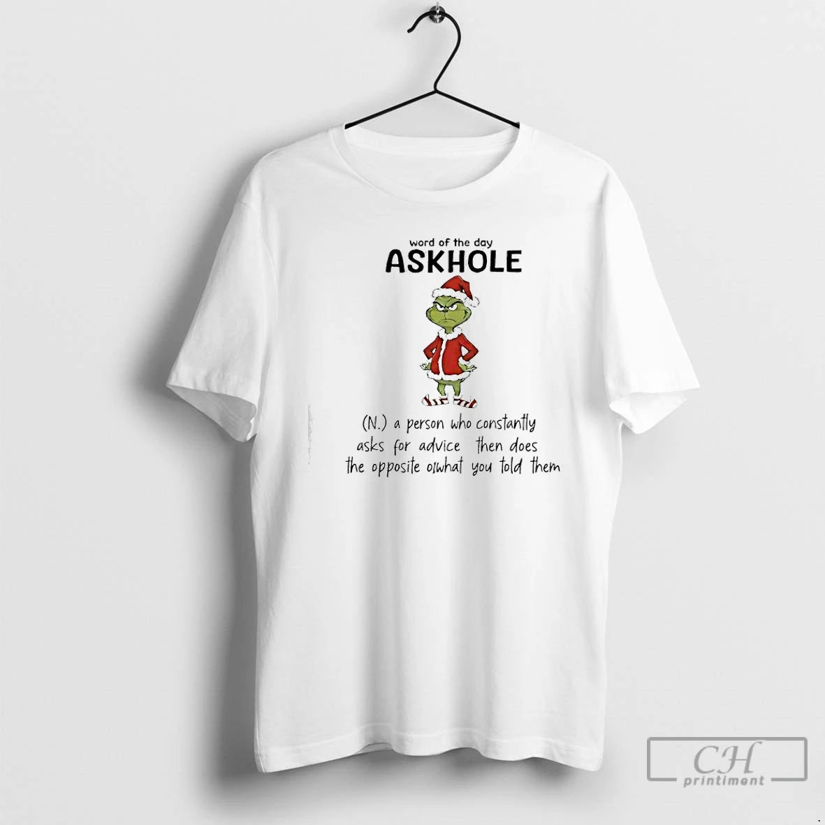 Classic Grinch Word Of The Day Askhole T-Shirts, Hoodie, Sweatshirt | CoreVibeTees.com