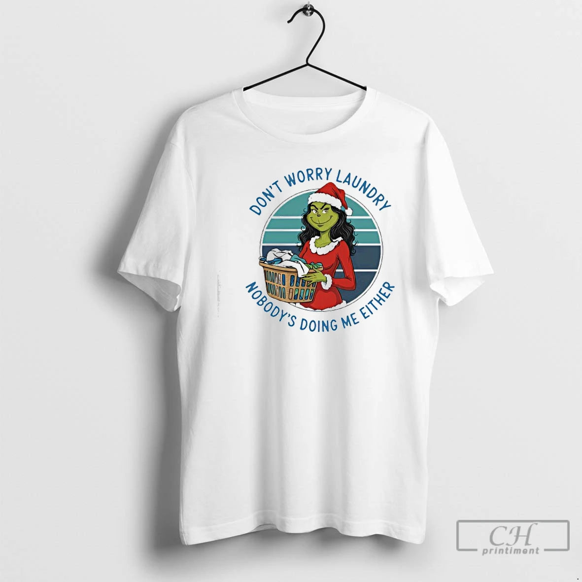 Classic Grinch Worry Dont Laundry Nobodys Doing Me Either T-Shirts, Hoodie, Sweatshirt | CoreVibeTees.com