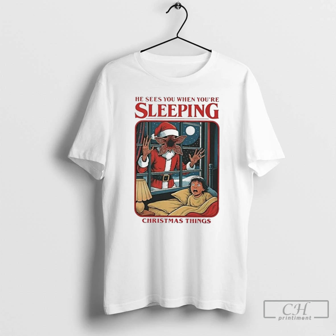 Classic He Sees You When You Are Sleeping Christmas Things T-Shirts, Hoodie, Sweatshirt | CoreVibeTees.com