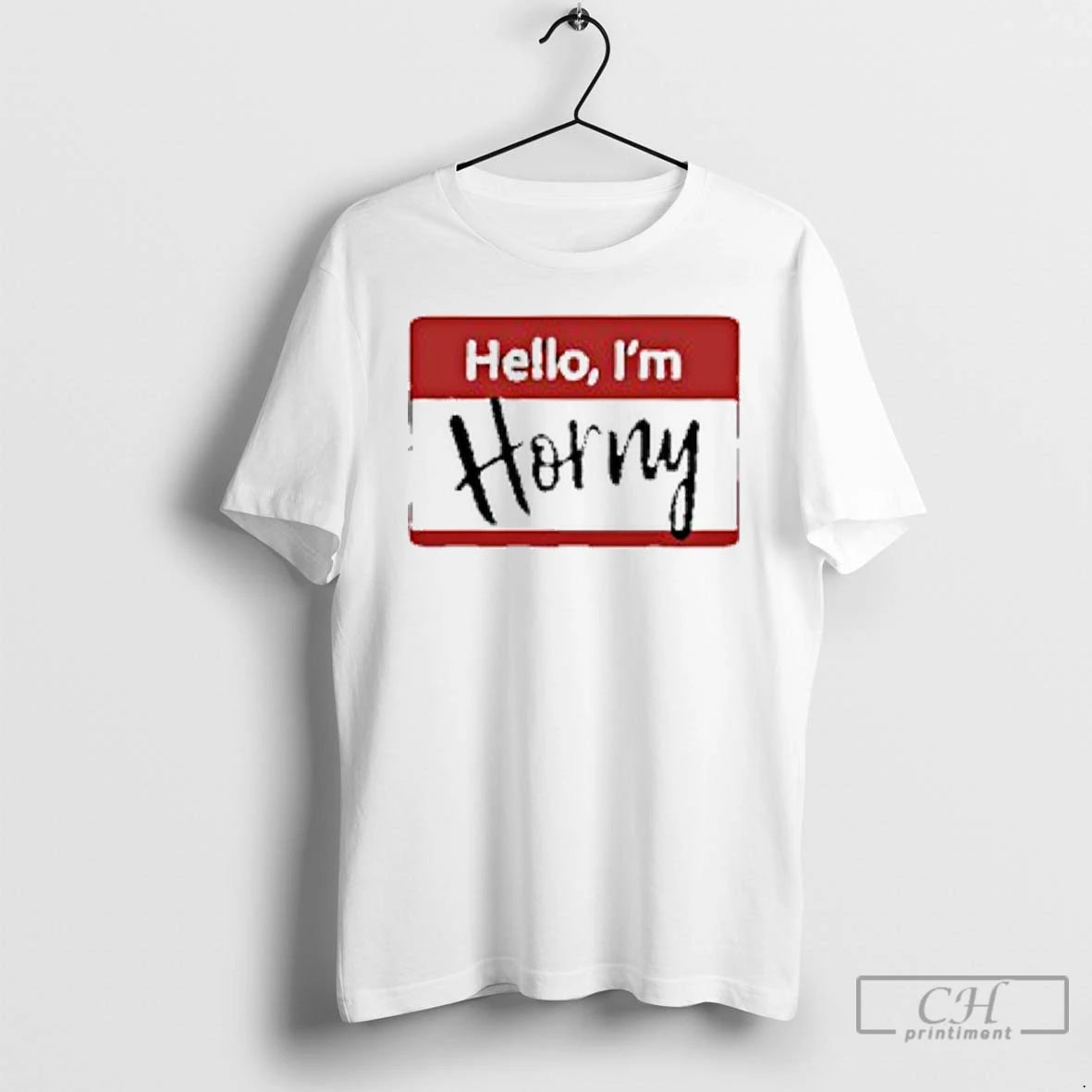 Classic Hello Im Horny Logo T-Shirts, Hoodie, Sweatshirt | CoreVibeTees.com