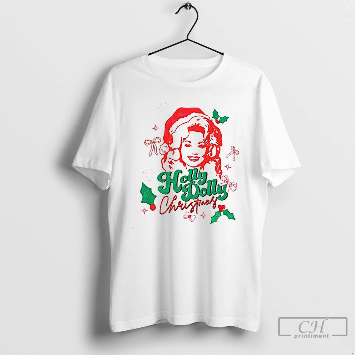 Classic Holly Dolly Coquette Western Merry Christmas T-Shirts, Hoodie, Sweatshirt | CoreVibeTees.com