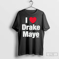 Classic I Heart Drake Maye In Love T-Shirts, Hoodie, Sweatshirt | CoreVibeTees.com