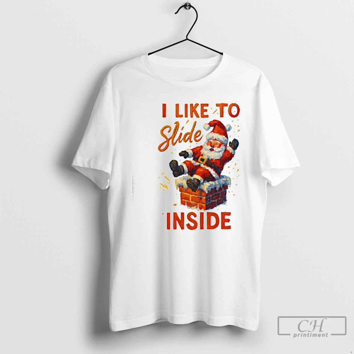 Classic I Like To Slide Inside Santa Funny Christmas T-Shirts, Hoodie, Sweatshirt | CoreVibeTees.com
