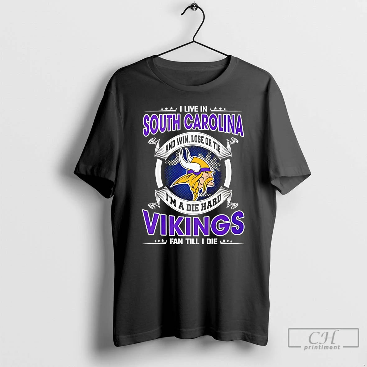 Classic I Live In South Carolina And Win Lose Or Tie Im A Die Hard T-Shirts, Hoodie, Sweatshirt | CoreVibeTees.com