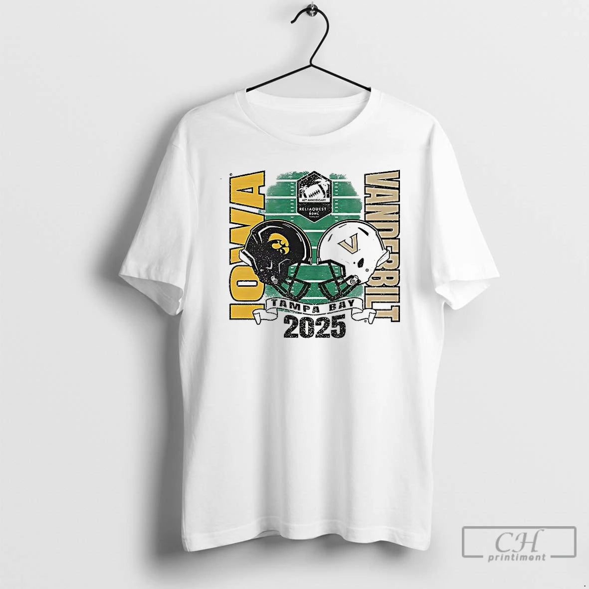 Classic Iowa Hawkeyes Vs Vanderbilt Commodores 2025 Reliaquest Bowl T-Shirts, Hoodie, Sweatshirt | CoreVibeTees.com