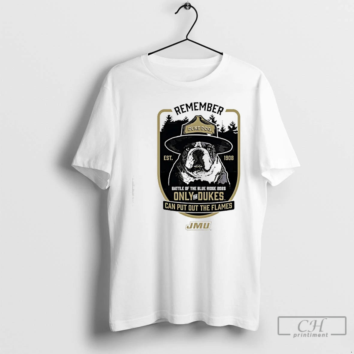 Classic Jmu James Madison Smokey The Duke Dog Can Pit Out The Flames T Shirts Hoodie, Sweatshirt | CoreVibeTees.com