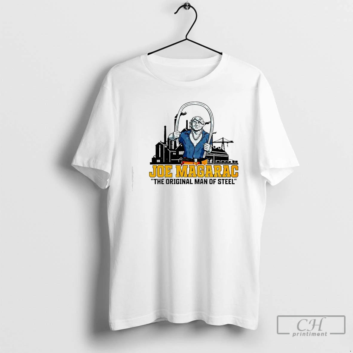 Classic Joe Magarac The Man Of Steel Graphic T-Shirts, Hoodie, Sweatshirt | CoreVibeTees.com